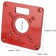 thumbnail image 2 of Placa de inserción para mesa de fresado de alta precisión, aleación de aluminio para extender el uso de la máquina de corte, la superficie lisa garantiza un funcionamiento sin esfuerzo, facilita la, 2 of 5