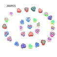 thumbnail image 2 of Perles en Argile Polymère DIY 200 Pcs Perles Intercalaires Colorées Perles Souples pour Bracelets, 2 of 10