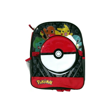 Pokemon Boys Pocket 15 Inch Backpack with Lunch Kit Walmart