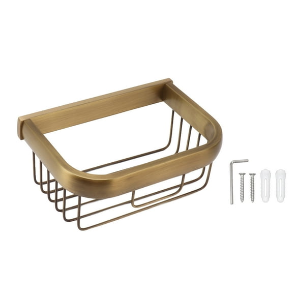 Porte-papier toilette mural innovant vintage en laiton pour cuisine, salon, salle de bain