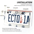 thumbnail image 5 of GZHJMY Evil Eyes License Plate Frames 2pcs, Waterproof Aluminum Alloy Front Rear Tag Car License Plate Cover with Screw Cap Set for US Vehicles, 12 x 6 Inch, 5 of 7