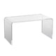 thumbnail image 1 of Mesa de centro de acrílico VEVOR, mesa auxiliar de acrílico transparente en forma de C, mesa auxiliar de acrílico transparente de 16,3 pulgadas de alto, para cafe, bebidas, alimentos, 1 of 9