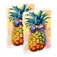 thumbnail image 2 of Spiral Notebooks Pineapple with Glasses 60 Sheets 120 Pages A5 Journal Notepad 8.3x5.7 Inch Thick Adjustable College Ruled Paper, 2 of 8