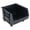 Black, variant on Quantum Mobile Magnum Plastic Stacking Bin 16-1/2"W x 18"D x 11"H Blue