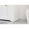 thumbnail image 5 of Elegant Decor Clarence 60" Solid Wood and Metal Double Bathroom Vanity in White, 5 of 8