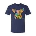 thumbnail image 3 of Dean Russo The Pig Animal Lover Mens Premium Tri Blend T-Shirt, Vintage Navy, Large, 3 of 6