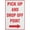 Warning Sign 1, variant on Warning Beware Of Falling Branches Outdoor Signs Aluminum 8"x12"ch Uv Ink Printed For House And Business