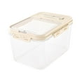 thumbnail image 4 of DOLITY Cereal Rice Food Storage Container Clear Sealed Can Large Capacity Flour Bin 10KG, 4 of 9