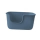 thumbnail image 1 of Inodoro abierto para gatos, lavabo grande para arena para gatos, fácil de limpiar, orinal para gatos pequeños y medianos, gatos de interior, animales Gris, 1 of 8