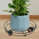 thumbnail image 3 of Carrito para plantas con ruedas giratorias para macetas, ideal para árboles, jardín y patio. Negro, 3 of 7
