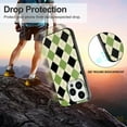 thumbnail image 6 of Phone Case for iPhone 14 Pro Max, Kawaii TPU Bumpers Back Phone Cover for iPhone 14 Pro Max 2022 (6.7 Inch), Women Girl Cute Protective Cases Slim Cover, Green Diamond Grid, 6 of 13