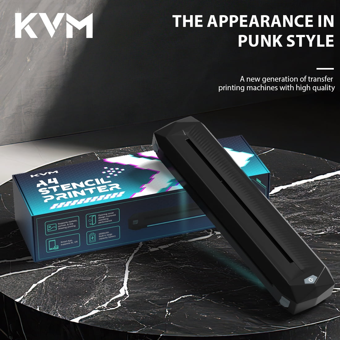 KVM Wireless Tattoo Thermal Stencil Printer