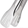 thumbnail image 3 of Stainless Steel Serving Tongs - 2 Pack Cooking Tongs Set For Barbecue, Cooking, Salad, Grilling, And Frying YGWL, 3 of 5