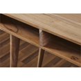 thumbnail image 4 of Mod-Arte Modern Wood Honeycomb Office Desk with Storage in Natural, 4 of 13
