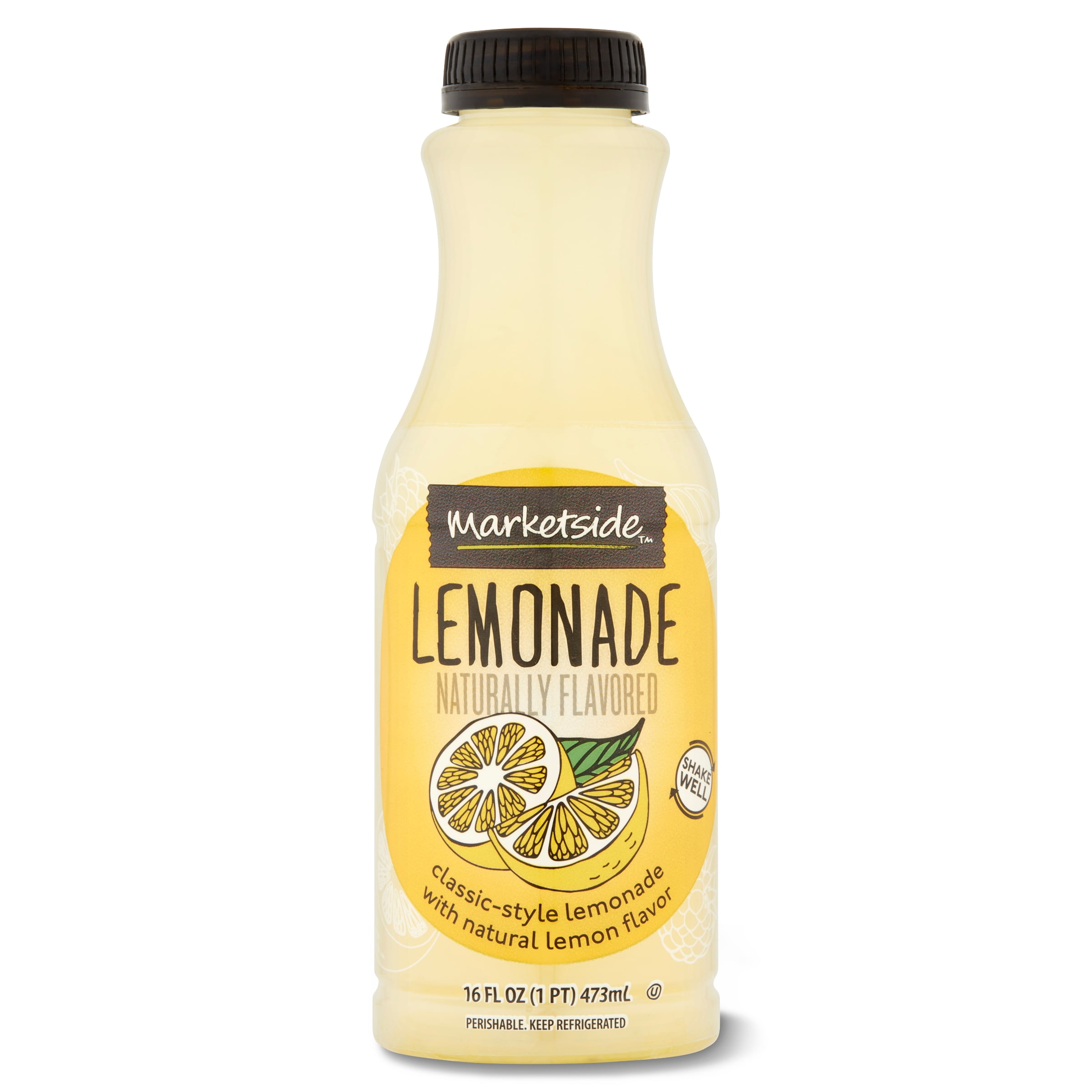 Marketside Naturally Flavored Lemonade, 16 Fl Oz