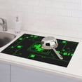 thumbnail image 6 of Lsque Geometry Dash Pattern Drying Mat for Kitchen Counter, 18x24 Inch Ultra Absorbent Home Dish Drainer Mats Plate Holder, 6 of 8