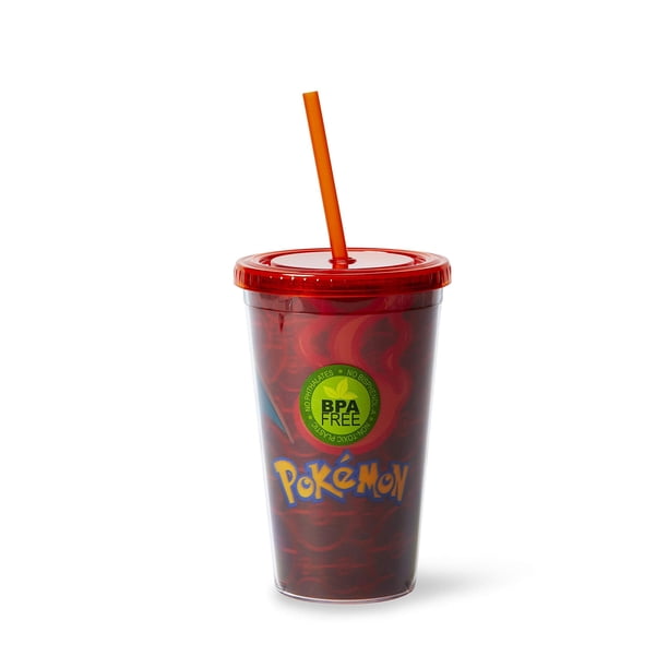 Vaso lenticular Just Funky Pokémon Charizard de plástico, 480 ml