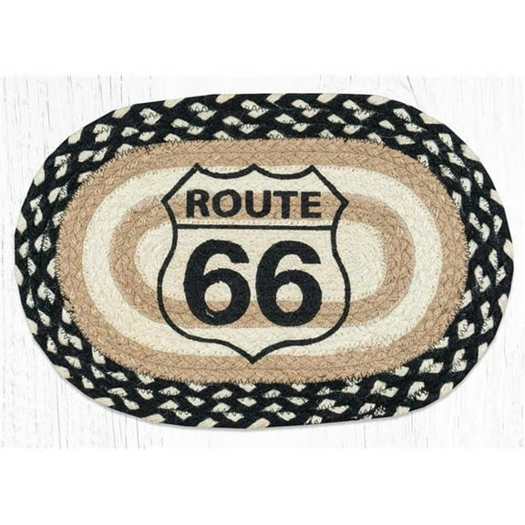 Capitol Importing 81-430R66 10 x 15 in. MSP-430 Route 66 Printed Oval Swatch