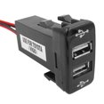 thumbnail image 1 of Speravity Conector de interfaz USB dual 12V 4.2A para Hilux VIGO Teléfono de carga MP3 MP4 PAD Tablet PC 22x33mm 20x40mm Accesorios para motos No.02, 1 of 6