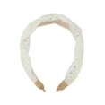 thumbnail image 4 of Unique Bargains 1 Pc Lace Twist Braided Headbands Beige, 4 of 6