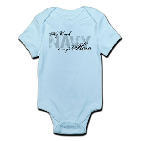 

CafePress - Uncle Is My Hero NAVY Infant Bodysuit - Baby Light Bodysuit
