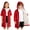 Red, variant on Girls Surf Changing Robe Beach Parka Jacket Warm Swimming Coat Thick Swim Poncho for Water Sports Navy Blue 4