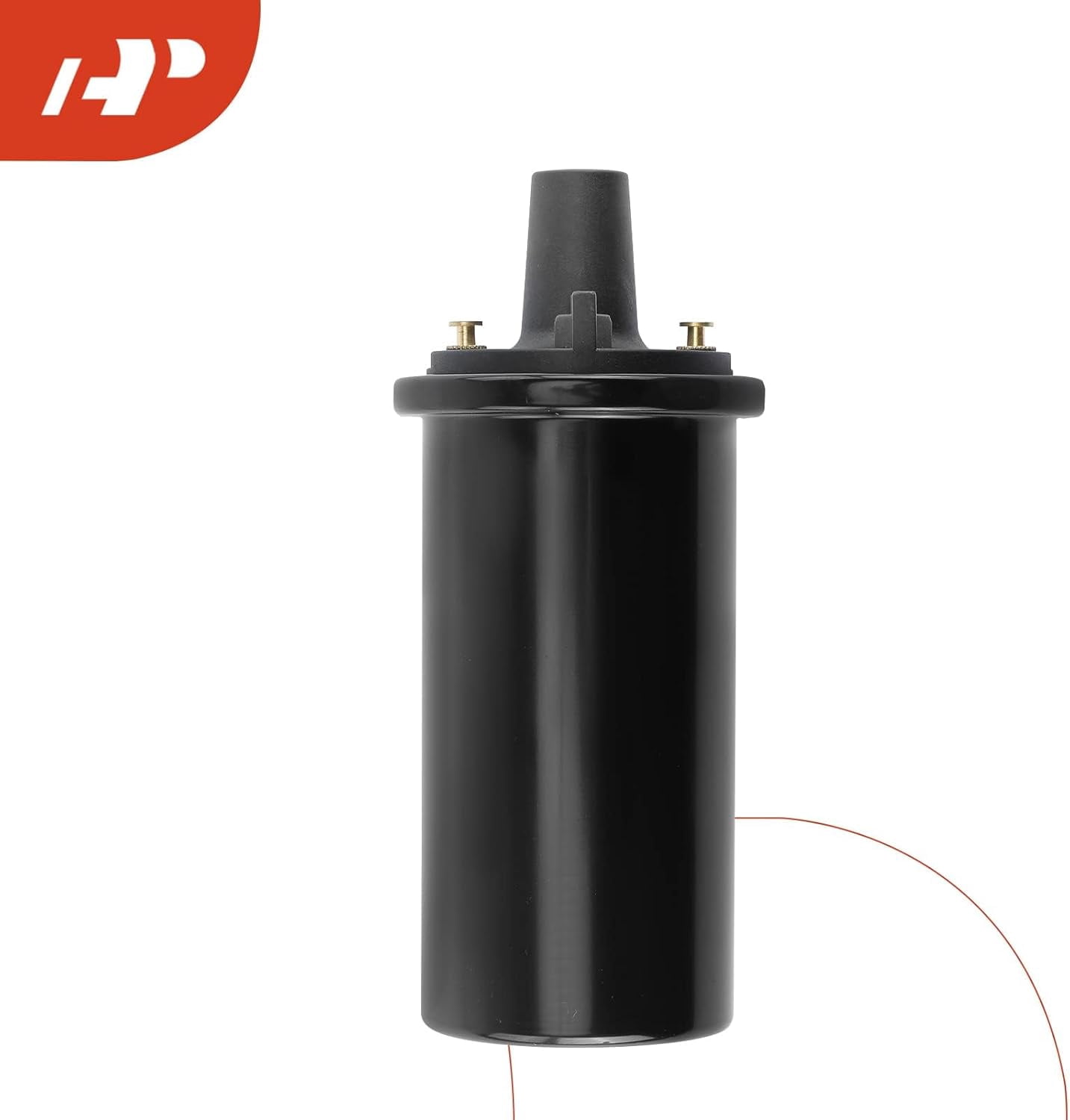 A-Premium Engine Ignition Coil Pack Compatible with Ford F-100, F-150, F-250, F-350, F-500, F800, F700, F600, FT800, Mustang, Fiesta, Fairmont, Gran Torino, Granada, L800, LN600, LN700, LN800, LTD