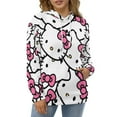 thumbnail image 3 of Hello Kitty Hoodie 3D Print Pullover Hooded Long Sleeve Sweatshirts Tops Blouse with Pocket for Mens Womens, 3 of 6