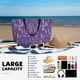 thumbnail image 5 of Disketp Lavender Flowers Bolsa de Playa de Gran Capacidad, Bolso Impermeable y a Prueba de Arena para Mujer, Ideal para Playa, Piscina y Natación, 5 of 7