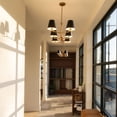 thumbnail image 2 of XAV-B9306-VG Crystorama Lighting Xavier - 6 Light Chandelier In Modern Style-14.75 Inches Tall and 46 Inches Wide-Vibrant Gold Finish, 2 of 11