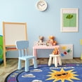 thumbnail image 3 of Sprogs Sunny Days Alphabet Rug (7' 6" Wide x 12' Long) Blue Multi-color, 3 of 5