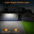 thumbnail image 3 of LEPOWER 45W 4800LM LED Security Lights Motion Sensor Light Outdoor, Dusk to Dawn,3 Modes, 5000K, IP65 Waterproof, 3 Head Motion Detected for Garage, Yard, 3 of 9