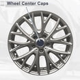 thumbnail image 3 of Unique Bargains 4 Pcs Wheel Center Caps Hub Caps Rim Center Caps 2.76" 2.95" Wheel Caps Hubcap Center Covers Black Plastic 4 Clips, 3 of 6
