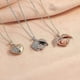 thumbnail image 3 of Personalized Heart Photo Angel Wings Locket Necklace 18k Gold Plated Dainty Custom Texts&picture Pendant Memorial Jewelry Gift For Women Girl Family, 3 of 4