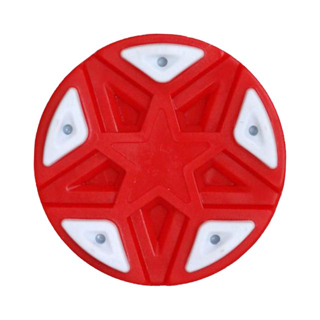 ziyahi Rondelle de Hockey à Roulettes en Ligne Rondelle de Hockey de Rue pour Divertissement Joueur de Hockey Vert Rouge 7.6x2.6cm