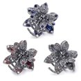 thumbnail image 1 of Set of 3 Mini Hair Jaw Clips Vintage Metal Rhinestone Claw Hair Clips for Women Girls, Non Slip Exquisite Claw Clip, Easy to Match, 1 of 5