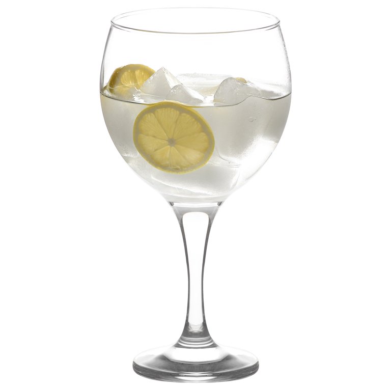 Gin Glasses Gin Tonic G&T Spanish Balloon Copa Cocktail Glass, 645ml - Set  of 6