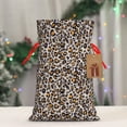 thumbnail image 4 of Fuzoiu Leopard Print Christmas Gift Bag,Burlap Gift Bag with Drawstring Closure & Hang Tag,Perfect for Holidays, Birthdays, and Special Occasions-Small, 4 of 7