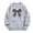 Light Gray, variant on Women's Sweatshirts Crewneck Leopard Print Bow Graphic Printed Oversized Loose Fit Long Sleeve Soft Fleece Pullover No Hood Fall Winter Street Tops
