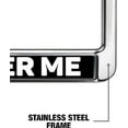 thumbnail image 4 of Angels are Watching Over ME Personalized License Plate Frame Unique Chrome Plate Frame Simple and Powerful License Plate Frame Tag Holder Matching Screws Caps, 4 of 7