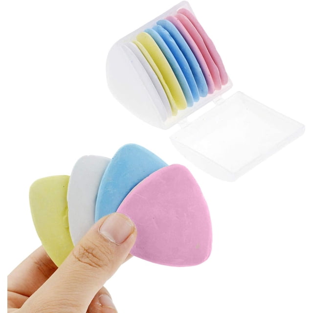 Craie de Tailleur Professionnelle Triangle Tailor's Marqueur pour Tissu Craie (10 Pcs)