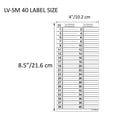 thumbnail image 2 of LV Replacement for Siemens Electrical Circuit Breaker Fuse Panel Directory Labels Stickers DIRBLK (40 Circuits 2 Pcs), 2 of 4