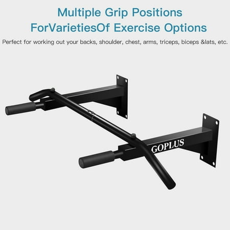 Wall Mounted Pull Up Chinup Bar Multi Function Home Gym Exercise