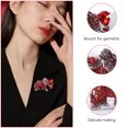 thumbnail image 3 of 1Pc Elephant Shaped Brooch Rhinestone Suit Brooch Fashion Clothes Accessory, 3 of 7