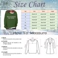 thumbnail image 3 of WEAIXIMIUNG Sweatshirts Personnalisés Design pour Femmes Mode Décontractée Imprimé Lettre Col Rond Manches Longues Deux Hoodies, 3 of 4
