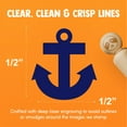 thumbnail image 4 of Boat Anchor Nautical Rubber Stamp for Stamping Crafting Planners - 1/2 Inch Mini, 4 of 4