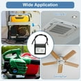 thumbnail image 6 of Uxcell 2 Pcs CBB61 Capacitor, 3.5uF 450V 2-Wire Ceiling Fan Motor Starting Capacitor for Ceiling Fan, Motor Generator, Blower, Exhaust Fan, Black, 6 of 6