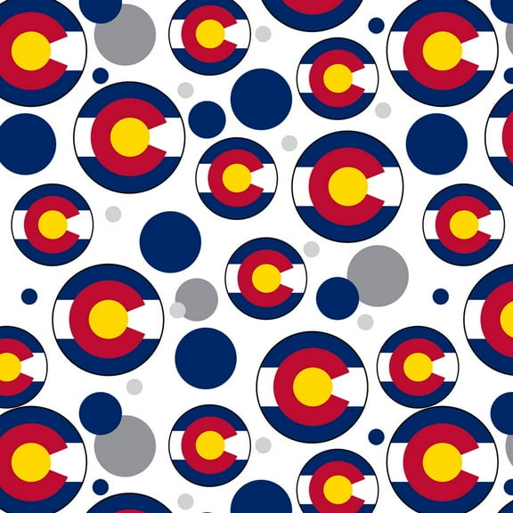 Colorado State Flag Premium Gift Wrap Wrapping Paper Roll Pattern