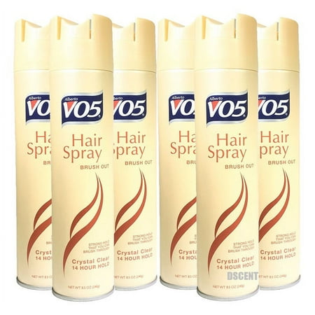 Vo-5 Hair Spray Aerosol 8.5 oz. Brushout (Pack of 6)