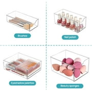 Sindcom Acrylic Organizer with 9 Drawers,Clear Storage Drawers,Organizer Bins for Makeup,Cosmetics,Beauty Supplies